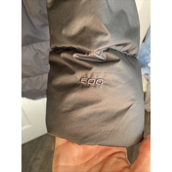 The North Face Metropolis Parka Coat Women's 1X Blk 600 Down Long Winter No Hood - Picture 6 of 16